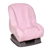 Capa Para Cadeirinha de Carro de Bebê com Protetor de Cinto Rosa. - Happy Baby