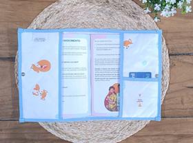 Capa Para Caderneta De Vacinação Bebe/Capa Protetora/Vacinas/Porta Documentos Bebe/Menino Menina - Happy Baby
