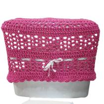 Capa para caixa acoplada em crochê