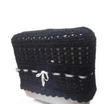 Capa para caixa acoplada em crochê