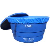 Capa para caixa dágua 1000 litros redonda em lona anti impurezas - Cia das Capas