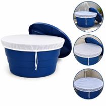 Capa para caixa dágua 500l com tela mosquiteira anti mosquito dengue baratas insetos proteção regulável multiuso Capa para caixa dágua 500l com tela mosquiteira anti mosquito dengue baratas insetos proteção regulável multiuso
