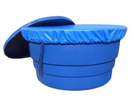 Capa Para Caixa de Água Redonda 500 Litros Proteção Contra Sujeira e Dengue - BRN COMMERCE
