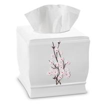 Capa para caixa de lenços Creative Scents Vanda floral em resina