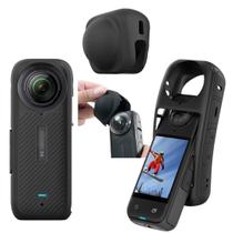 Capa Para Câmera De Ação Insta 360 X4 + Protetor Lente Capa Para Câmera De Ação Insta 360 X4 + Protetor Lente