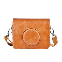Capa para câmera Rieibi Instax Mini EVO Retro PU Leather Brown