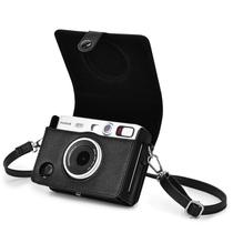 Capa para câmera Rieibi Instax Mini EVO Vintage PU Leather Black