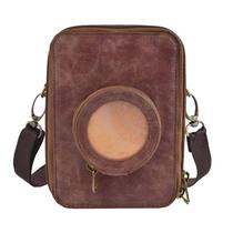 Capa para câmera Rieibi Mini EVO Retro PU Leather Coffee Color Capa para câmera Rieibi Mini EVO Retro PU Leather Coffee Color