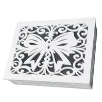 Capa para Campainha JZLiner em Madeira com Laço 25x20x6 cm Capa para Campainha JZLiner em Madeira com Laço 25x20x6 cm