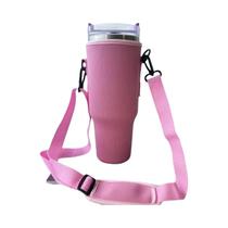 Capa Para Caneca De 40 Oz Com Alça Ajustável E Canudo Para Suporte De Garrafa De Água Stanley