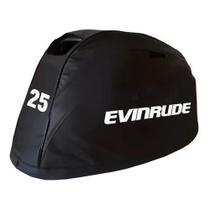 Capa Para Capô - Motor De Popa Evinrude 25Hp (Modelo E Tec)
