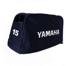 Capa Para Capô Motor De Popa Yamaha 15 Hp Gmh 2014 Em Diante