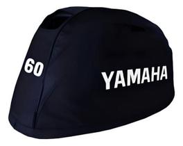 Capa Para Capô Motor De Popa Yamaha 60 Hp 4T Moderno Redondo