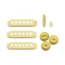 Capa Para Captador De Guitarra Elétrica Single Coil SSS Com Botões De Controle 1 Volume 2 Tonalidade