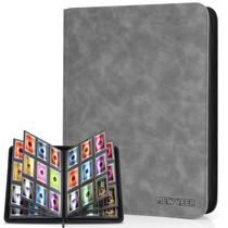 Capa para cards MewVeer para top loader, 252 bolsos, cinza Capa para cards MewVeer para top loader, 252 bolsos, cinza