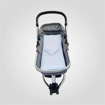 Capa para Carrinho de Bebê em Malha 100% Algodão Branca Arrumadinho Enxovais Capa para Carrinho de Bebê em Malha 100% Algodão Branca Arrumadinho Enxovais