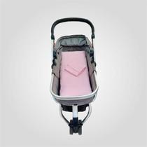 Capa para Carrinho de Bebê em Malha 100% Algodão Rosa Arrumadinho Enxovais Capa para Carrinho de Bebê em Malha 100% Algodão Rosa Arrumadinho Enxovais