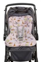 Capa Para Carrinho MT Safari Rosa - Laura Baby Capa Para Carrinho MT Safari Rosa - Laura Baby