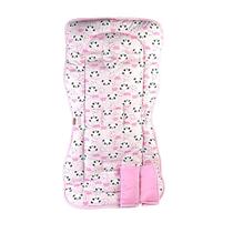 Capa para carrinho - panda c/ rosa - alan pierre baby