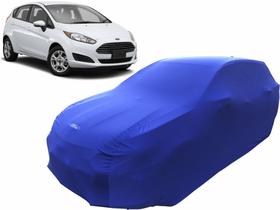 Capa Para Carro De Tecido Lycra Ford Fiesta Hatch Anti-risco