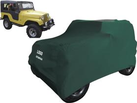 Capa Para Carro De Tecido Lycra Jeep Willys Anti-risco