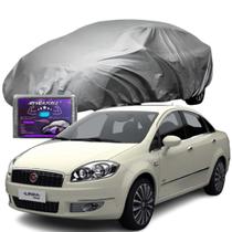 Capa Para Carro Fiat Linea Impermeável AntiUv com Forro Central Capa Para Carro Fiat Linea Impermeável AntiUv com Forro Central