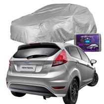 Capa Para Carro New Fiesta Hatch Impermeável Com Forro Central e Elástico