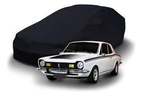 Capa Para Carro Sedan Preto Em Tecido Lycra C/ Elástico