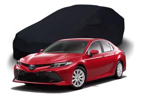 Capa Para Carro Sedan Preto Em Tecido Lycra C/ Elástico