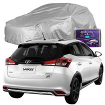 Capa Para Carro Yaris Hatch Impermeável Com Forro Central e Elástico