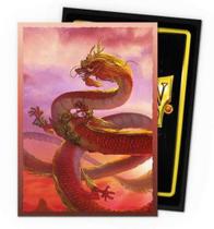 Capa para Cartas Arcane Tinmen Dragon Shield Wood Dragon - 100 Unidades