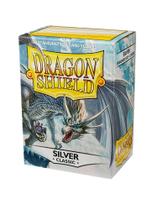 Capa para cartas Dragon Shield Classic Silver 100 CT