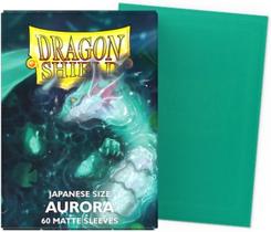 Capa para cartas Dragon Shield Matte Aurora 60 CT, tamanho japonês Capa para cartas Dragon Shield Matte Aurora 60 CT, tamanho japonês