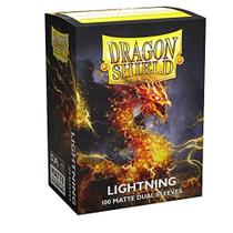 Capa para cartas Dragon Shield Matte Dual Lightning 100CT