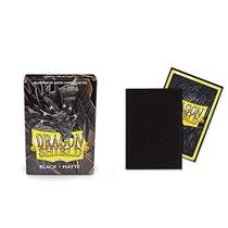 Capa para cartas Dragon Shield Matte Mini Japanese Black 60 quilates