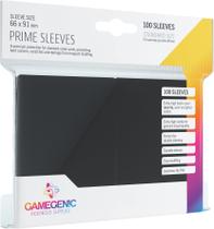 Capa para cartas Gamegenic Prime Black 66x99mm (pacote com 100)