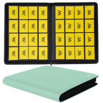 Capa para cartas MORABTO 1000+ bolsos impermeável verde-claro Capa para cartas MORABTO 1000+ bolsos impermeável verde-claro
