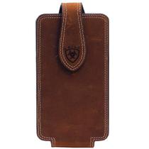 Capa para celular ARIAT unissex de couro adulto marrom