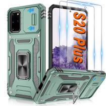 Capa para celular ATUMP Galaxy S20 Plus 6,7" verde à prova de choque