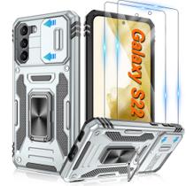 Capa para celular ATUMP Galaxy S22 6.1" 360 Ring Kickstand