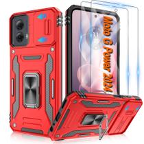 Capa para celular ATUMP Moto G Power 5G 2024 6.7" Vermelha