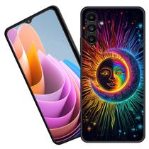 Capa para Celular BFUKVOU Galaxy A27 5G 6,7" Silicone Sol e Lua