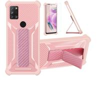 Capa para Celular bojioderf Alcatel 5X Híbrida Rosa Magnética