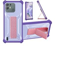 Capa para Celular bojioderf Blackview A50 Pro Magnética Roxa
