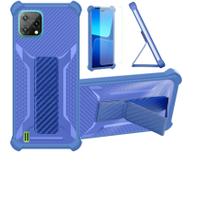 Capa para Celular bojioderf Blackview A55 Híbrida Azul Magnética