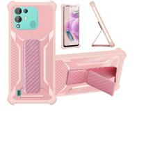 Capa para Celular bojioderf Blackview A55 Pro Híbrida Rosa