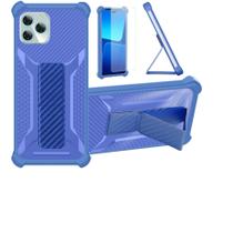 Capa para Celular bojioderf Blackview A95 Híbrida Magnética Azul