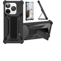 Capa para celular bojioderf BLU G84 com suporte magnético híbrido Capa para celular bojioderf BLU G84 com suporte magnético híbrido
