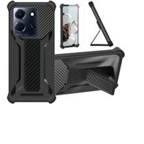 Capa para Celular bojioderf Infinix Note 30 Híbrida Preta Capa para Celular bojioderf Infinix Note 30 Híbrida Preta