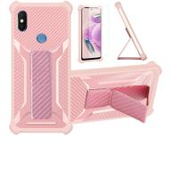 Capa para Celular bojioderf Redmi S2 Rosa Híbrida Magnética Capa para Celular bojioderf Redmi S2 Rosa Híbrida Magnética